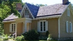 the 1870 Elk Lick House at Sharon Woods Heritage Village in Sharonville, Ohio